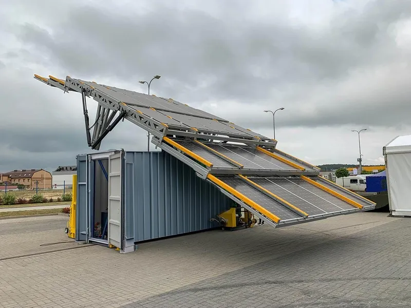 LZY-MSC2 Sun tracking Mobile Solar PV Container