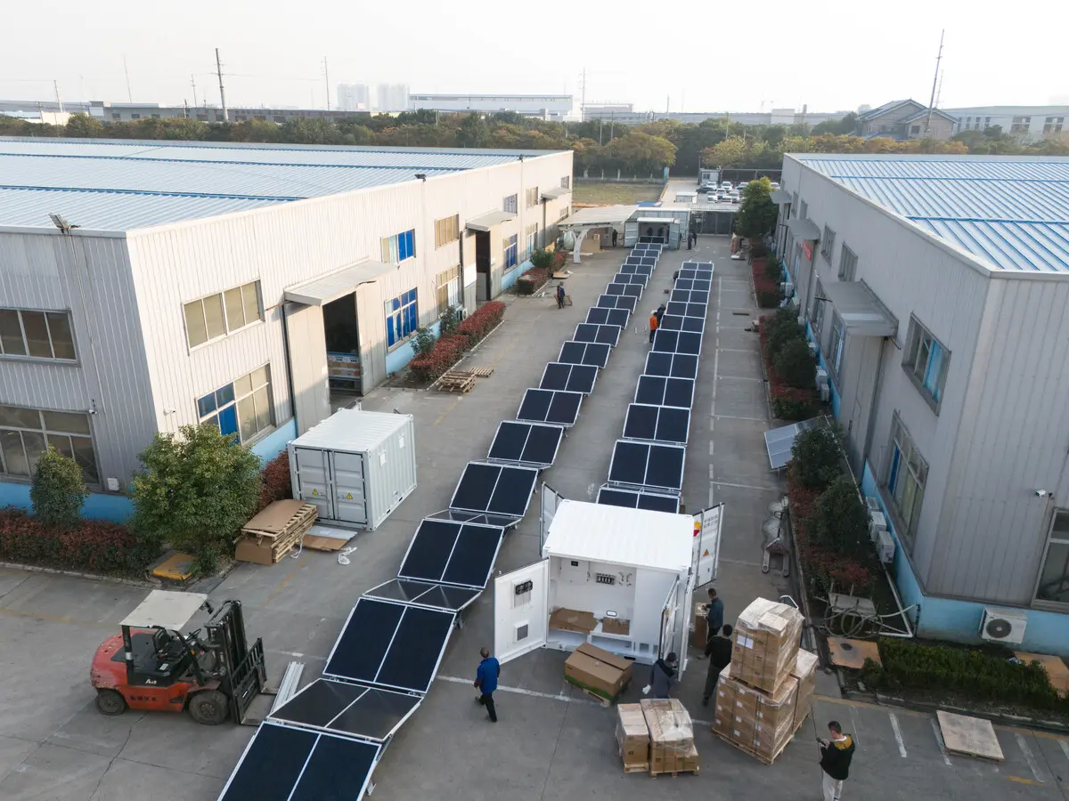 Solar Power System for Factory