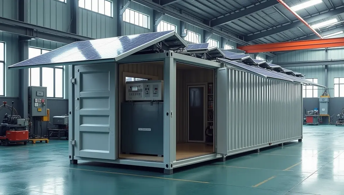Outdoor Floding photovoltaic container