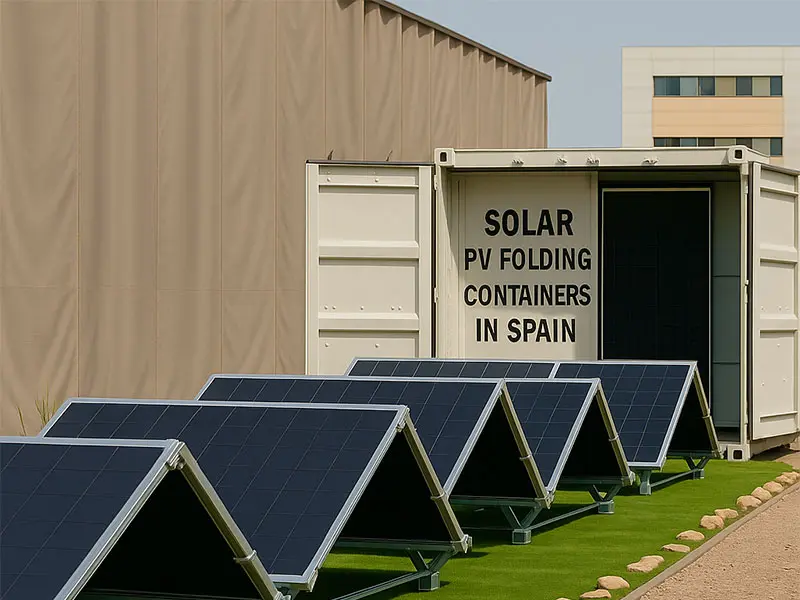 Mobile PV Solar Container Solutions in Spain