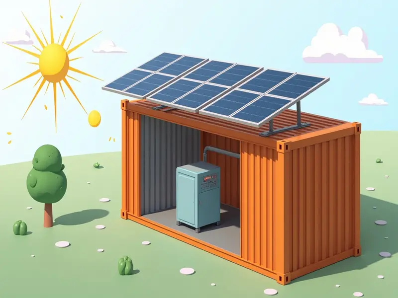 Portable Solar Power Containers for Remote Communication Networks