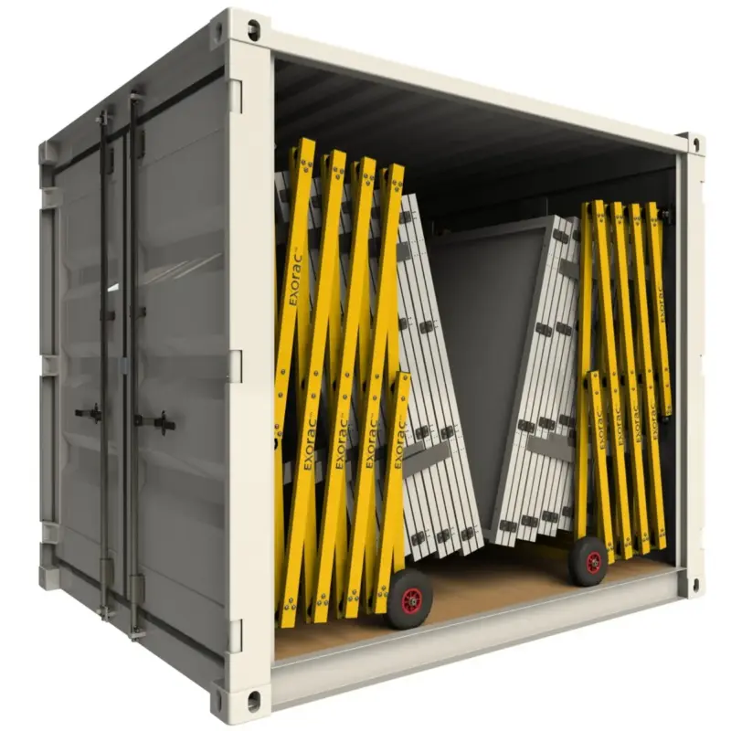 Retractable-PV-rack-system-inside-a-container