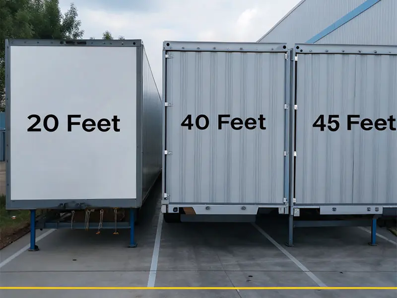 Shipping Container Sizes 2025