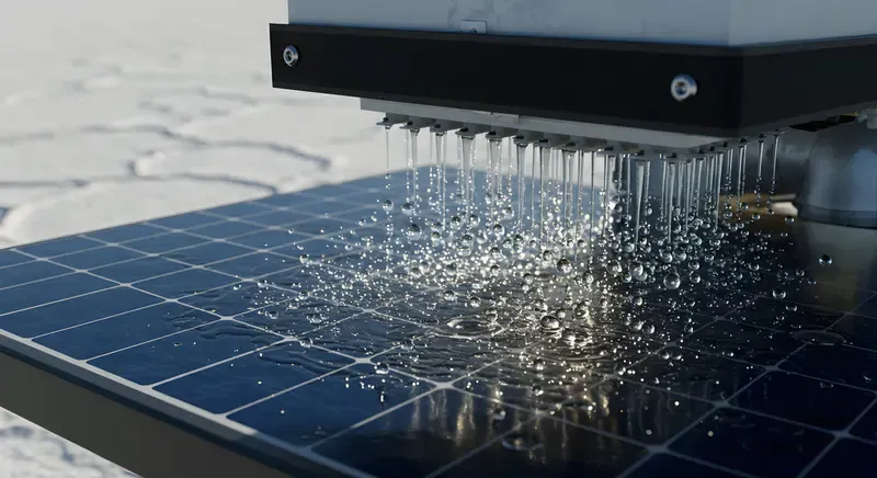 Solar Self-Cleaning System